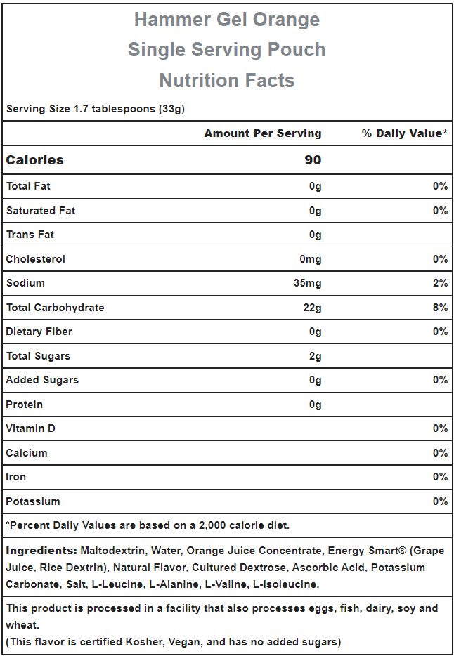 Hammer Nutrition | Rapid Energy Fuel | Energy Gel | 22 Gram Carbs - Image 25