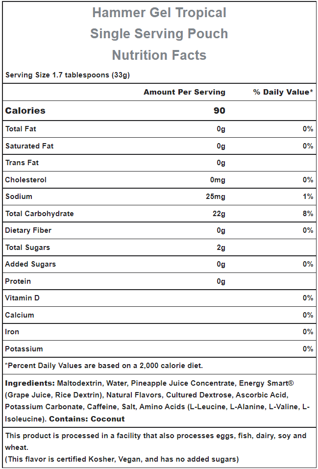 Hammer Nutrition | Rapid Energy Fuel | Energy Gel | 22 Gram Carbs - Image 32