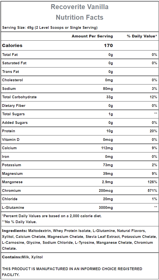 Hammer Nutrition | Recoverite 2.0 | Post-Workout Recovery Drink | 10 Gram Proteïne - Image 12
