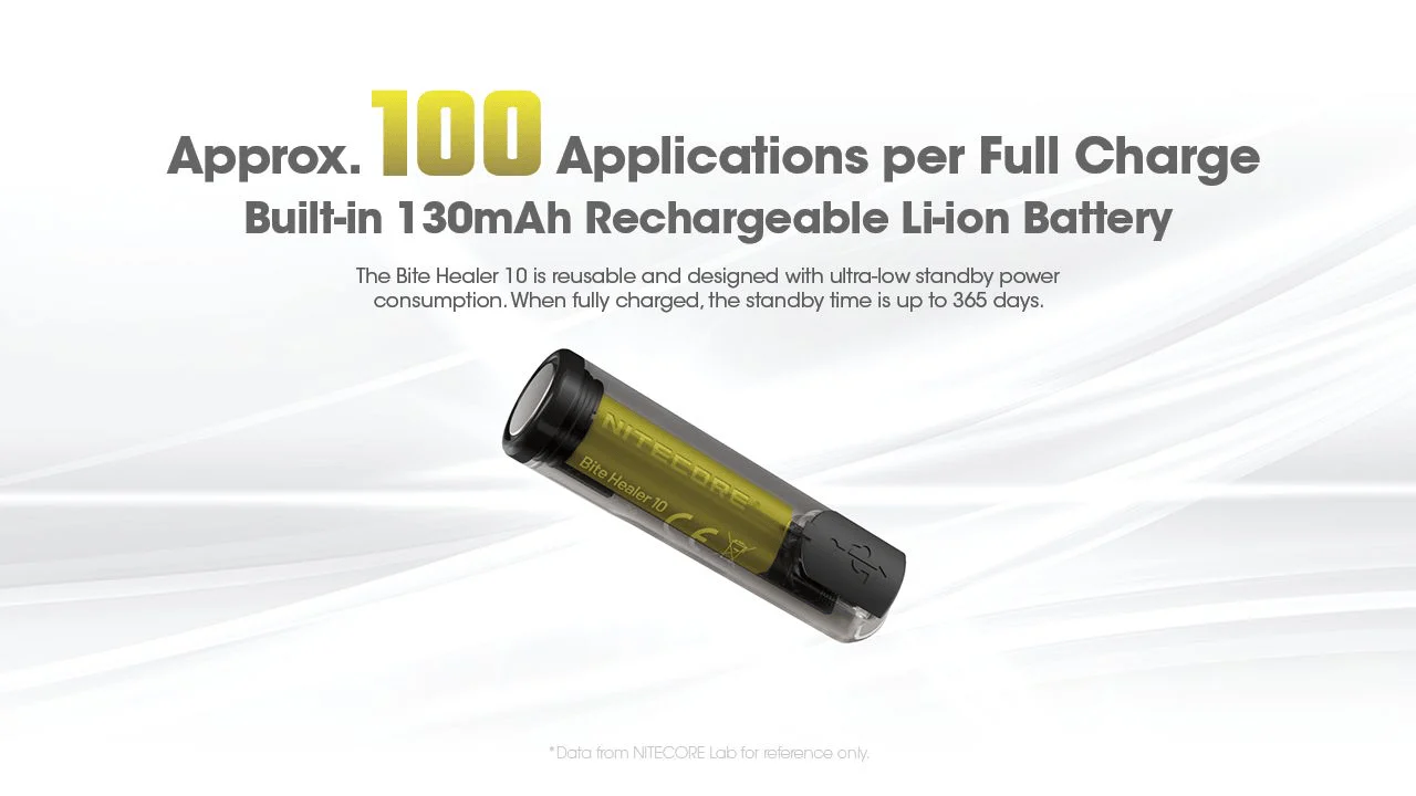 Nitecore | Bite Healer 10 | Muggenstift Oplaadbaar - Image 5