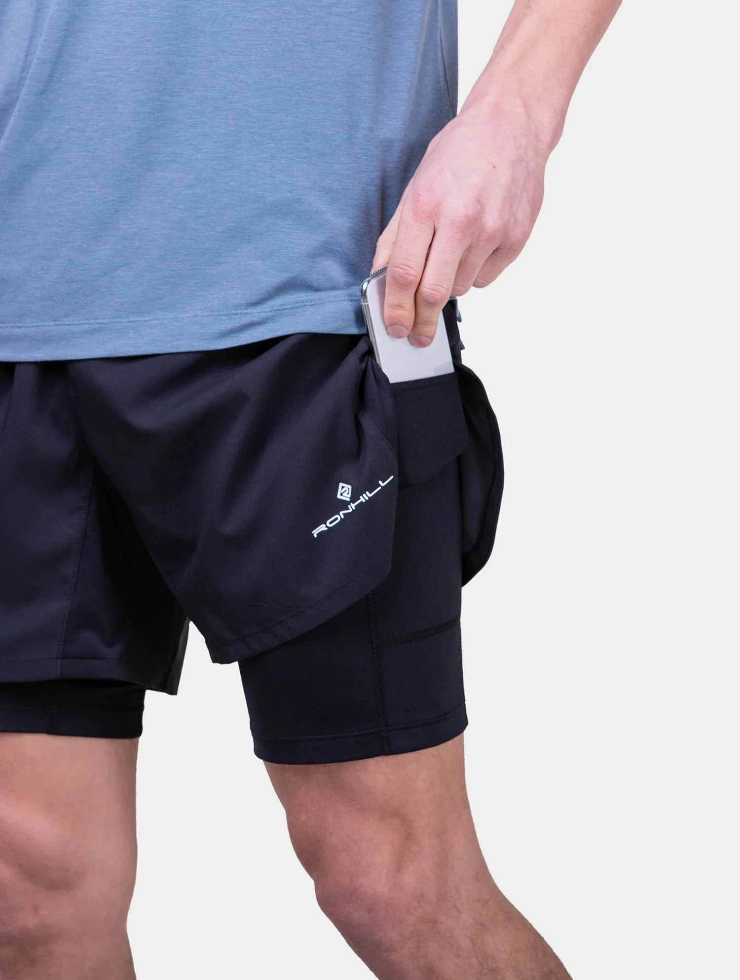 Ronhill | Tech 5" Twin Short | Heren - Image 4
